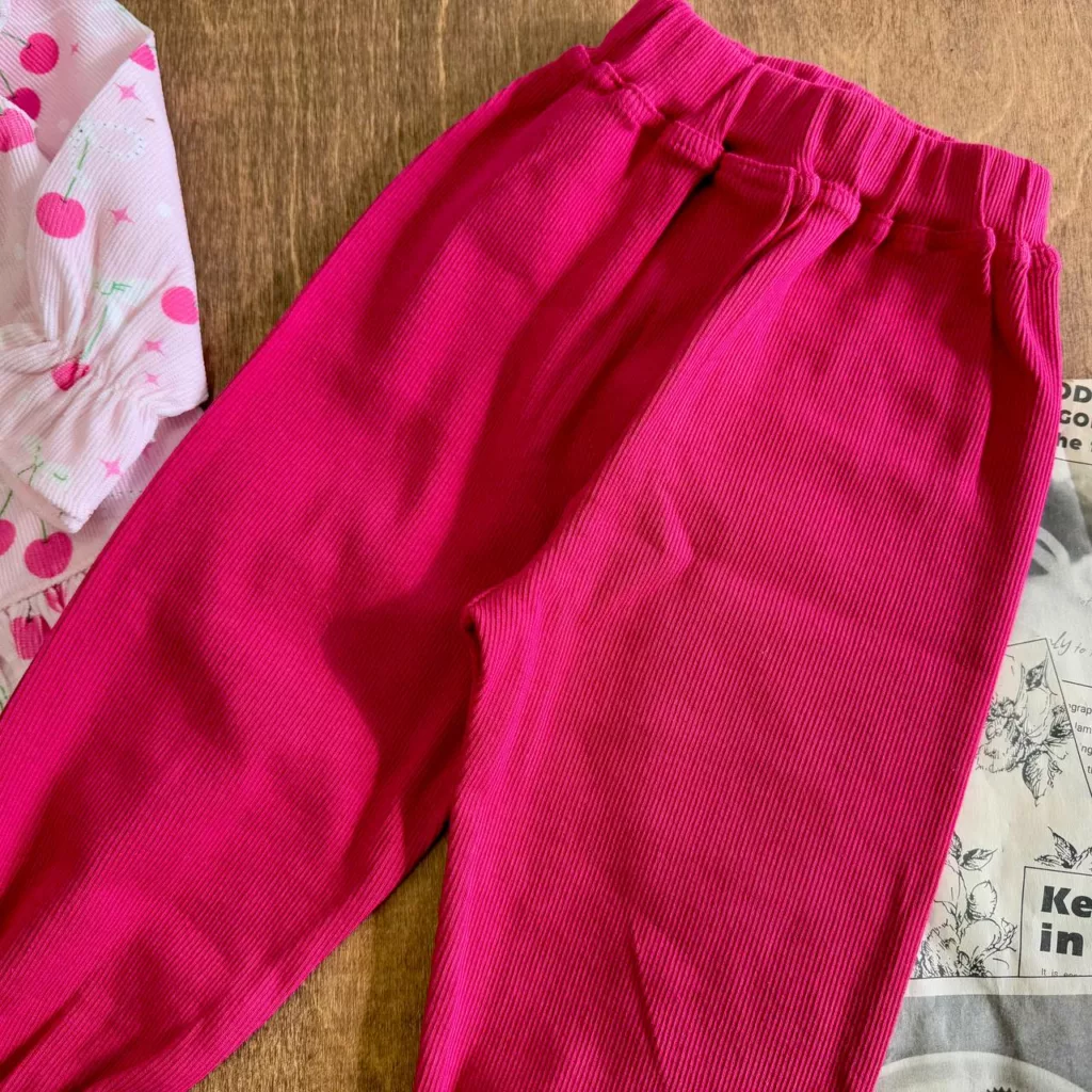 مانتو شلوار مخمل هددار آلبالو (سرخابی) کد 3875