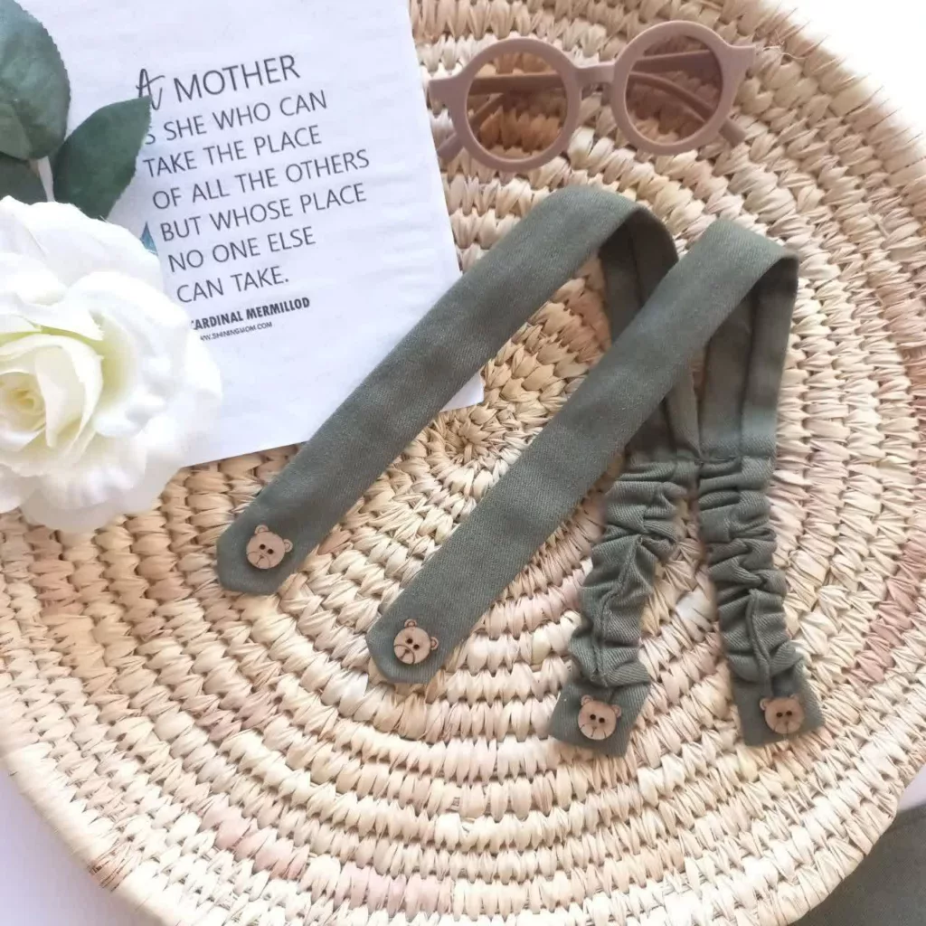 بلوز شلوار کتان ساسبندی دخترانه سبز کد ۵۸۵۸