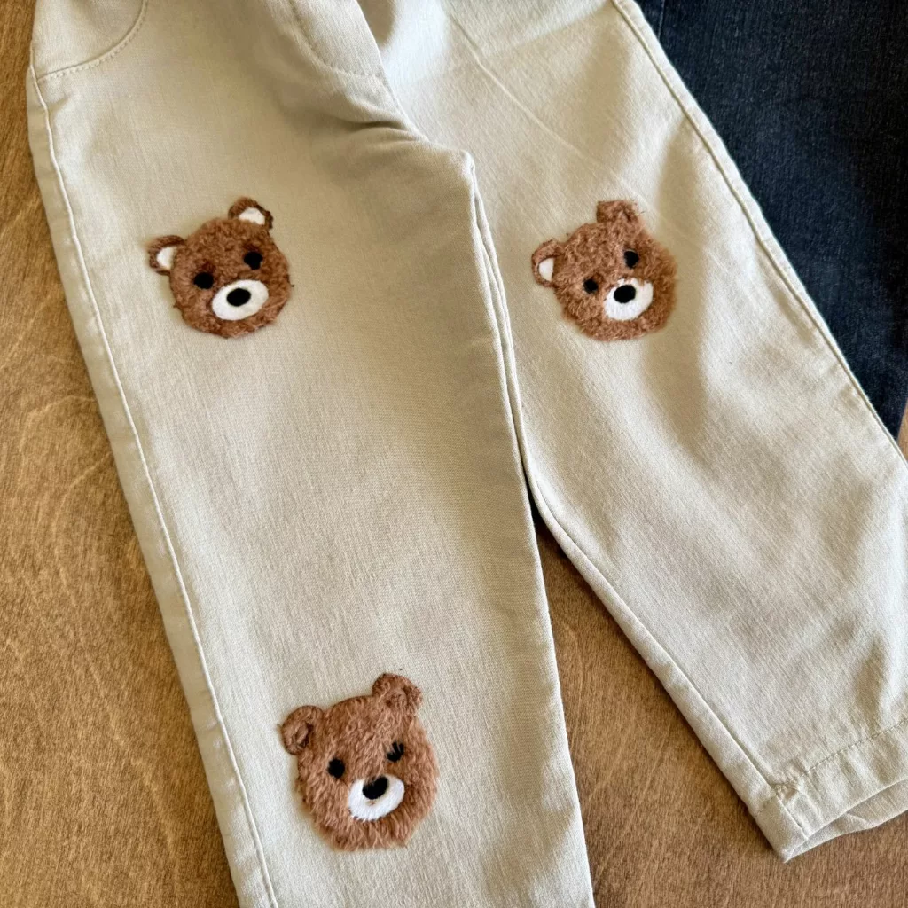 شلوار لی خرس تدی سایز 50 تا 70 کد 5864