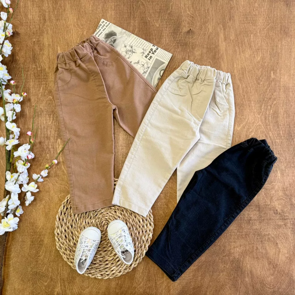 شلوار لی طرح ساده سایز 50 تا 70 کد 5898