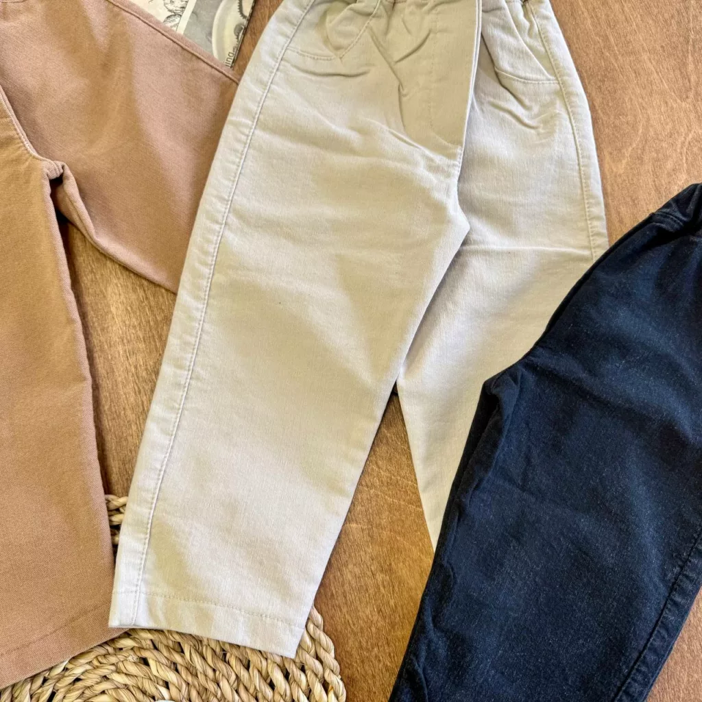 شلوار لی طرح ساده سایز 50 تا 70 کد 5898