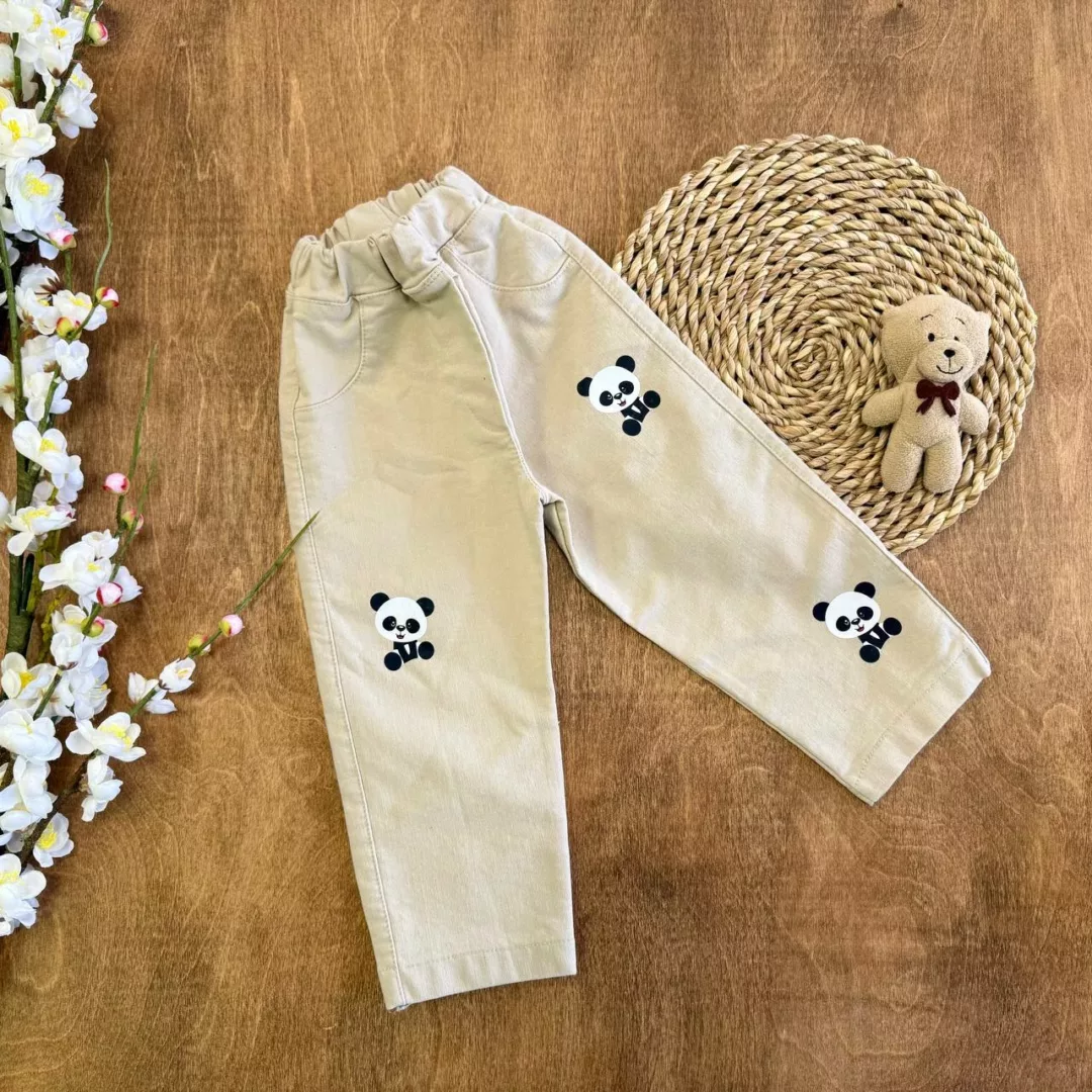 شلوار لی طرح پاندا سایز 50 تا 70 کد 5901