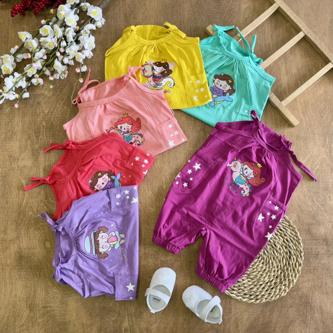 رامپر دخترانه طرح ستاره کد ۵۸۰۸