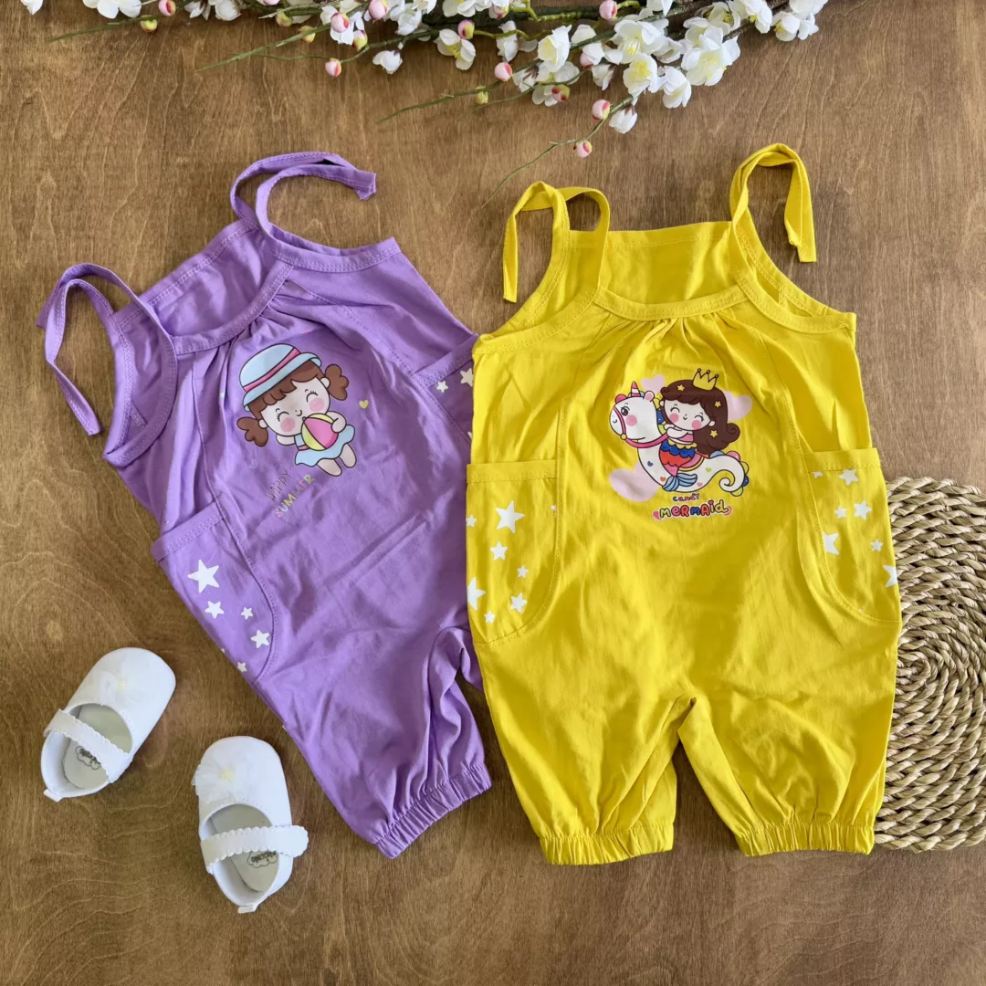 رامپر دخترانه طرح ستاره کد ۵۸۰۸