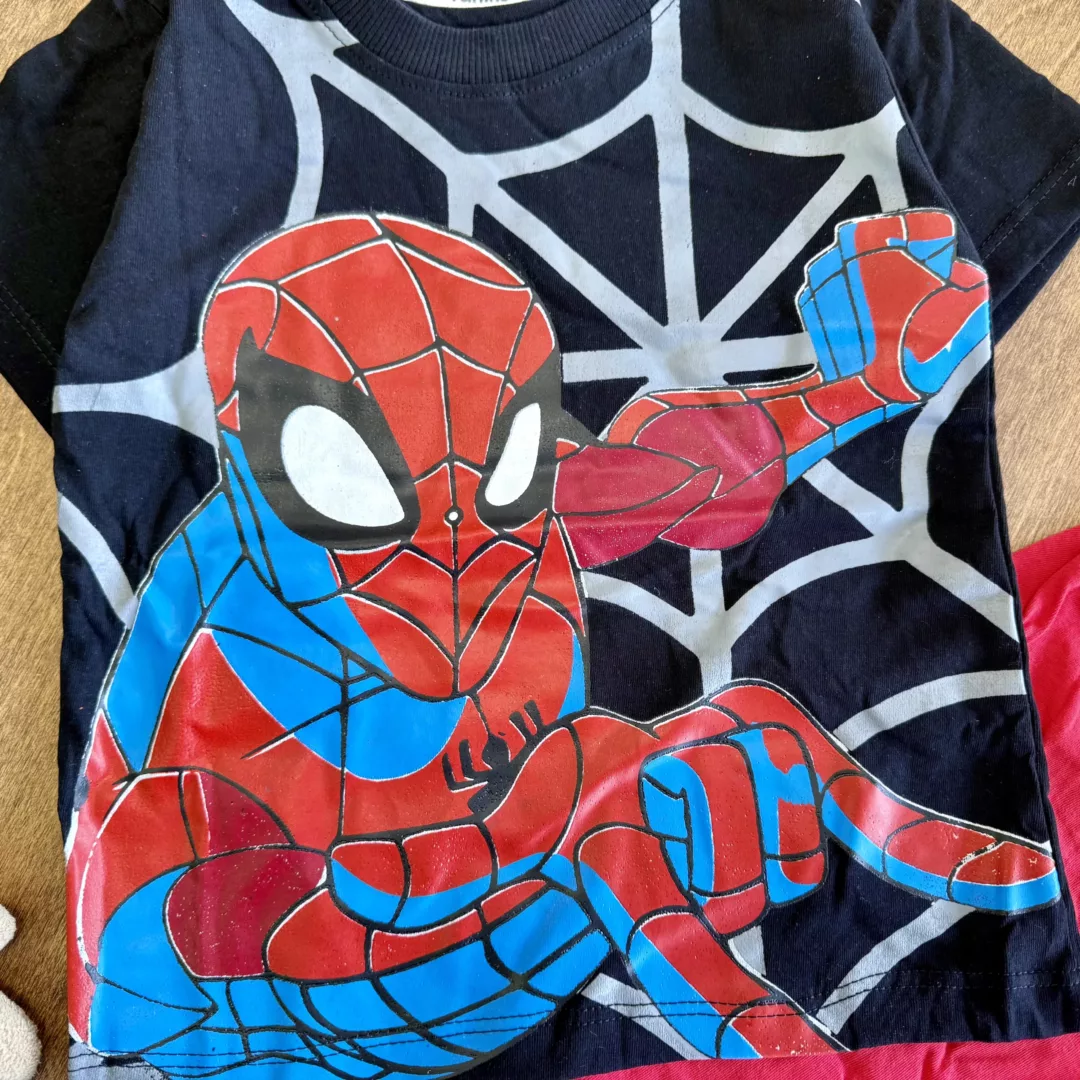 تیشرت شلوارک مشکی مرد عنکبوتی سایز ۴۰،۴۵ کد ۴۶۷۳