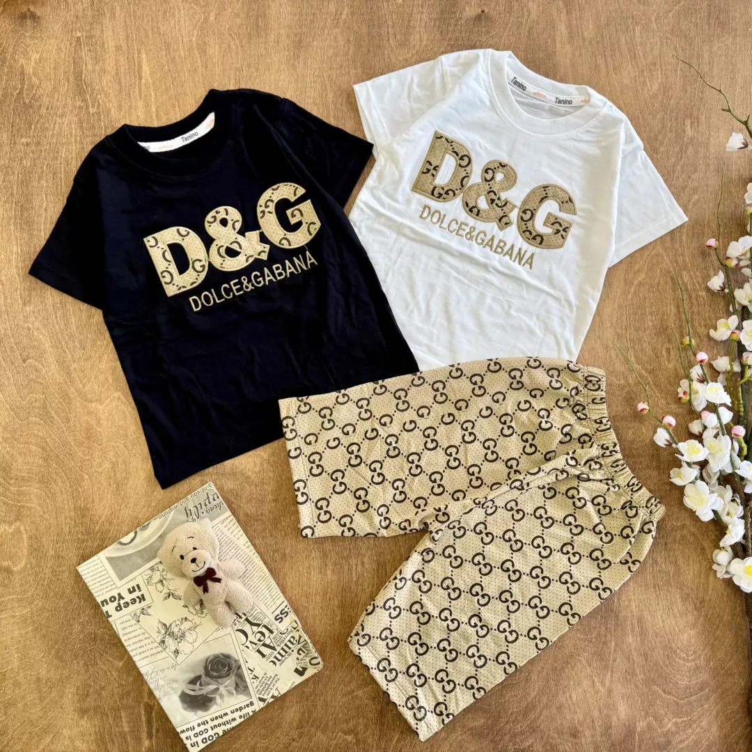 تیشرت شلوارک گوچی DG سایز ۴۰ تا ۵۵ کد ۵۸۳۷