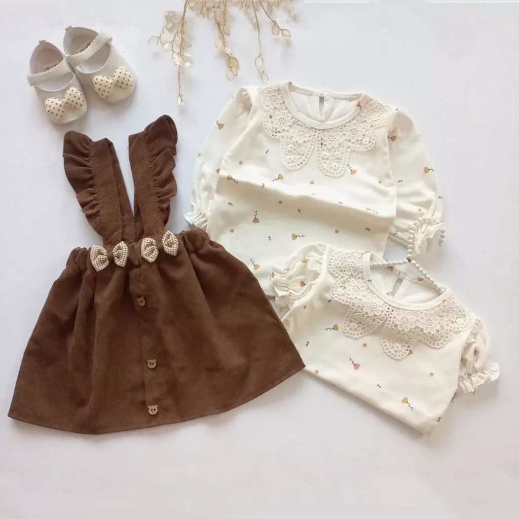 بلوز و سارافون مخمل قهوه ای ملیسا کد 5857