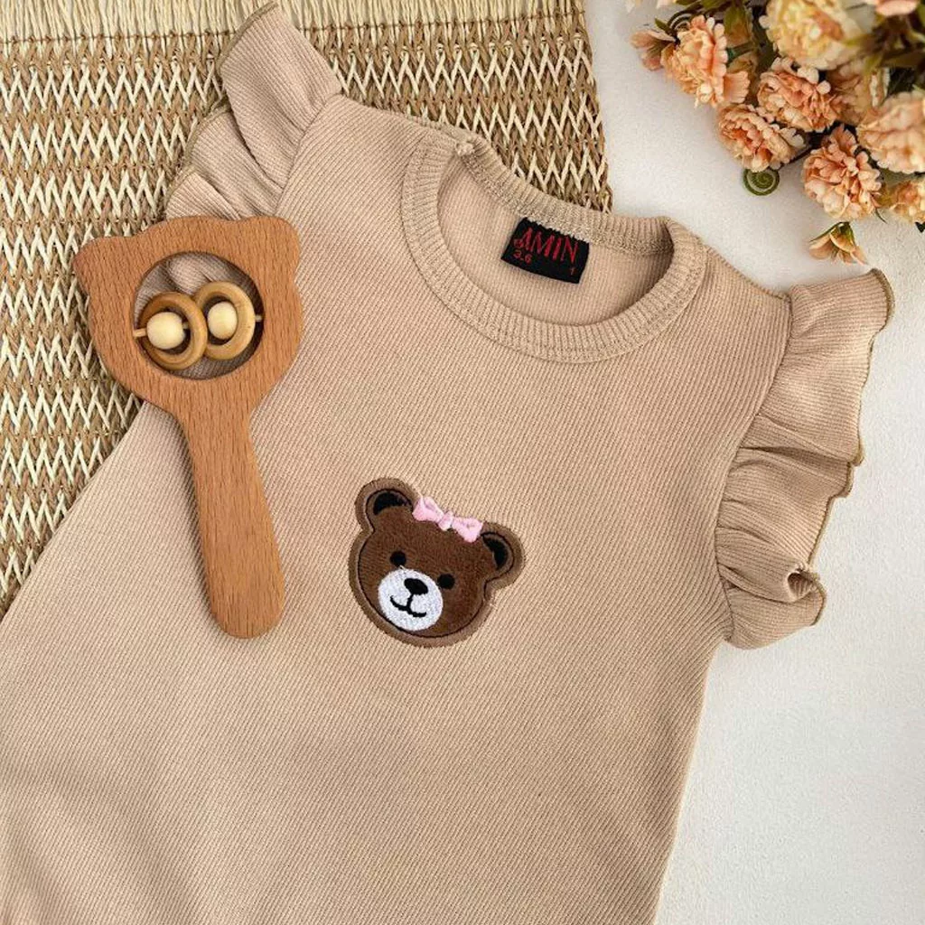 رامپر کبریتی چین دار خرس پاپیونی کد ۵۸۰۹