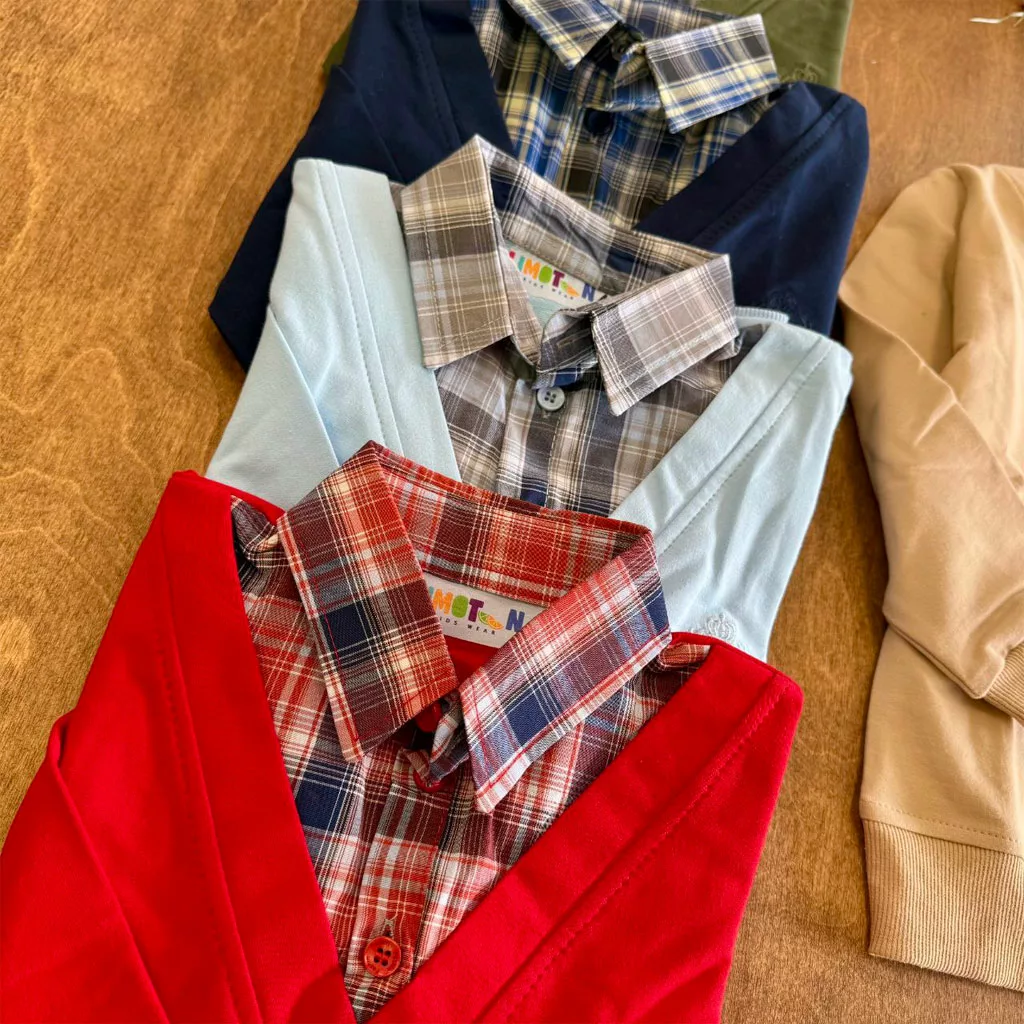 بلوز تک دورس یقه پیراهنی سایز ۴۵ تا ۶۰ کد ۵۸۲۴