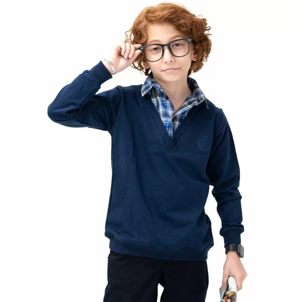 بلوز تک دورس یقه پیراهنی سایز ۴۵ تا ۶۰ کد ۵۸۲۴