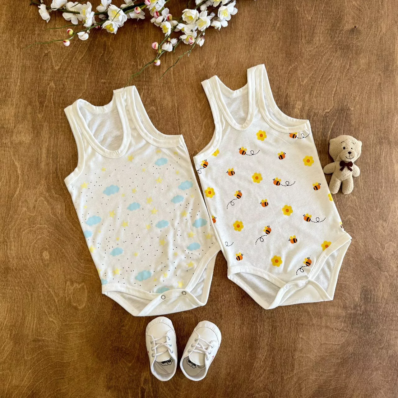 بادی رکابی ابر و گل سایز ۵،۶ کد ۵۸۳۰