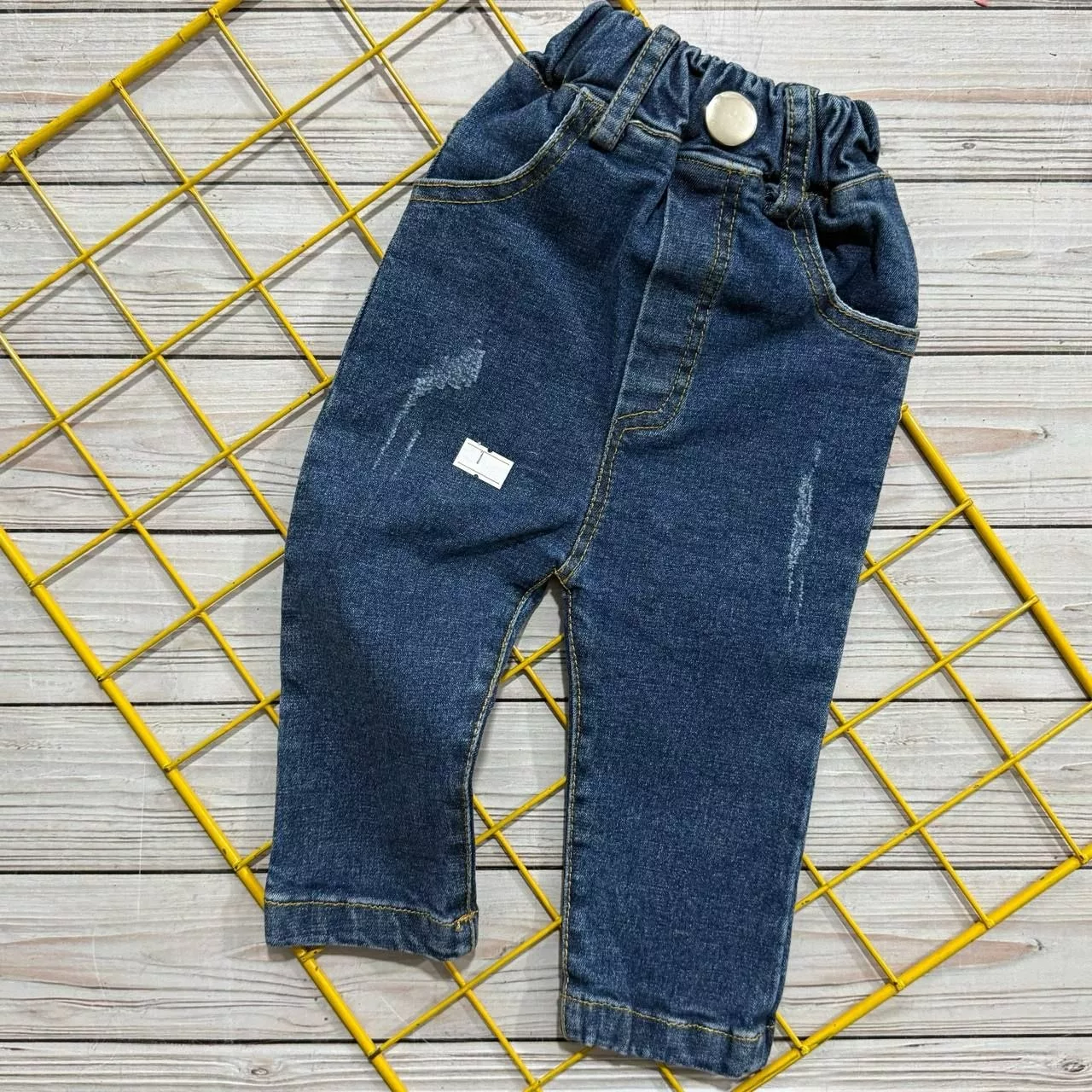 شلوار لی ساده تک دکمه سایز ۱ تا ۶ کد ۵۸۶۷