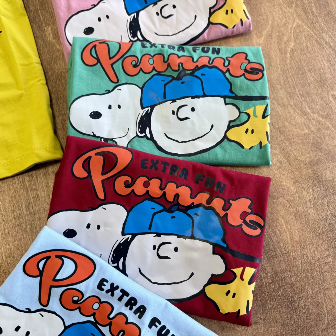 تیشرت شلوارک پسرک و اسنوپی peanuts سایز 45،50 کد 5946