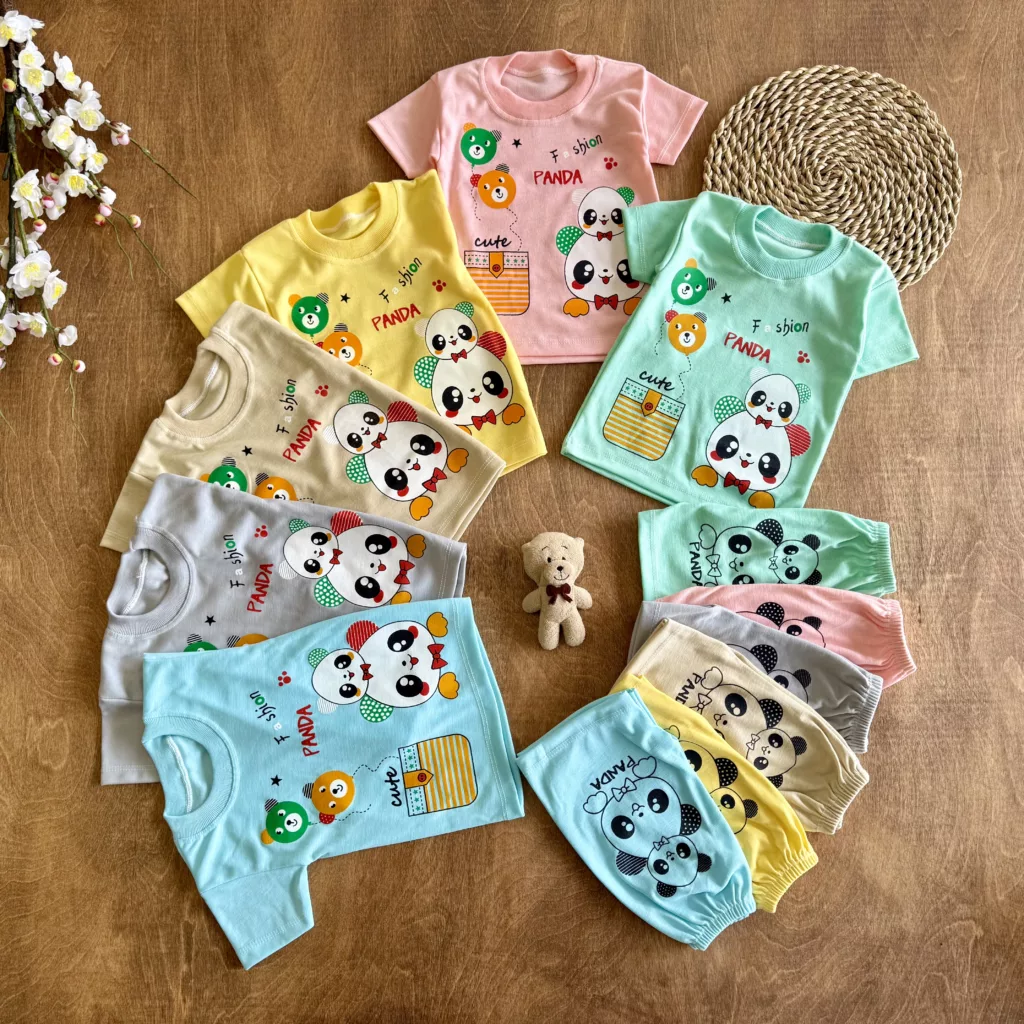 تیشرت شلوارک پاندا و خرس fashion cute کد 5966