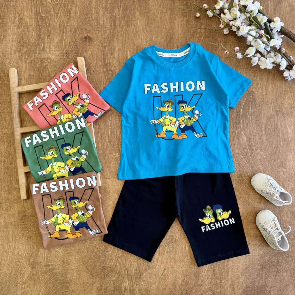 تیشرت شلوارک اردک Fashion سایز 40 تا 55 کد 5987