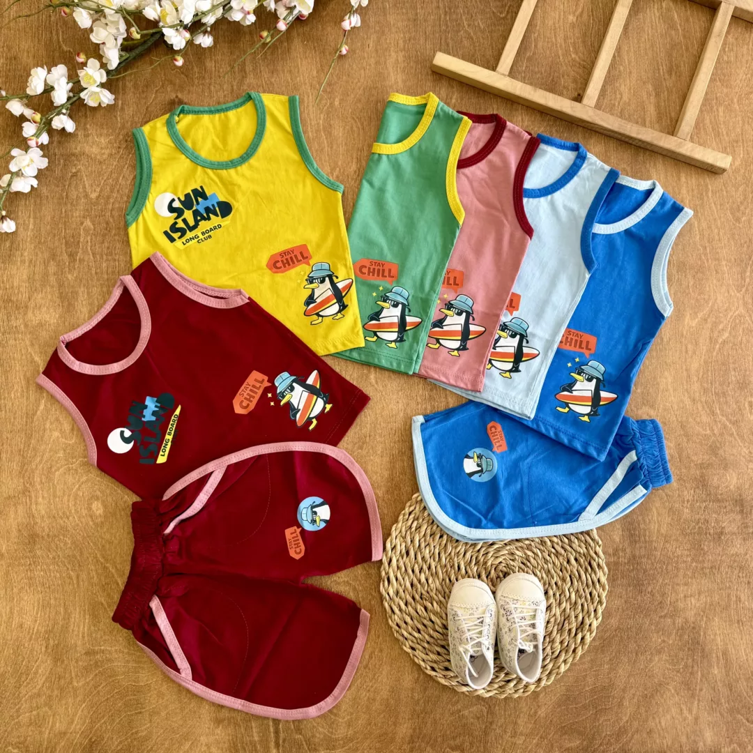 تاپ شلوارک sun island سایز 35،40 کد 6055
