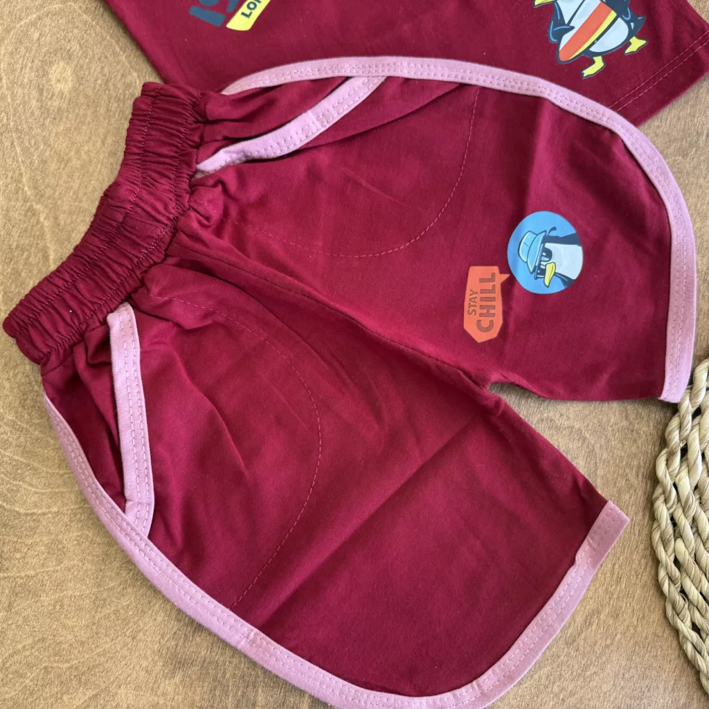 تاپ شلوارک sun island سایز 35،40 کد 6055