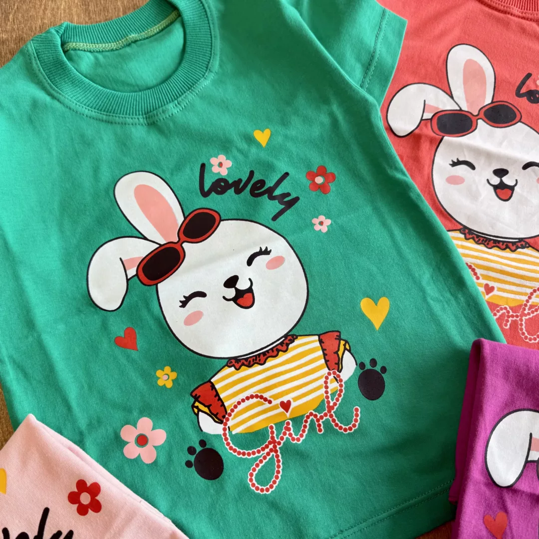 تیشرت تک خرگوش عینکی lovely کد 6122
