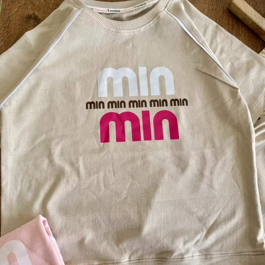 تیشرت شلوارک min min سایز 40 تا 55 کد 6129