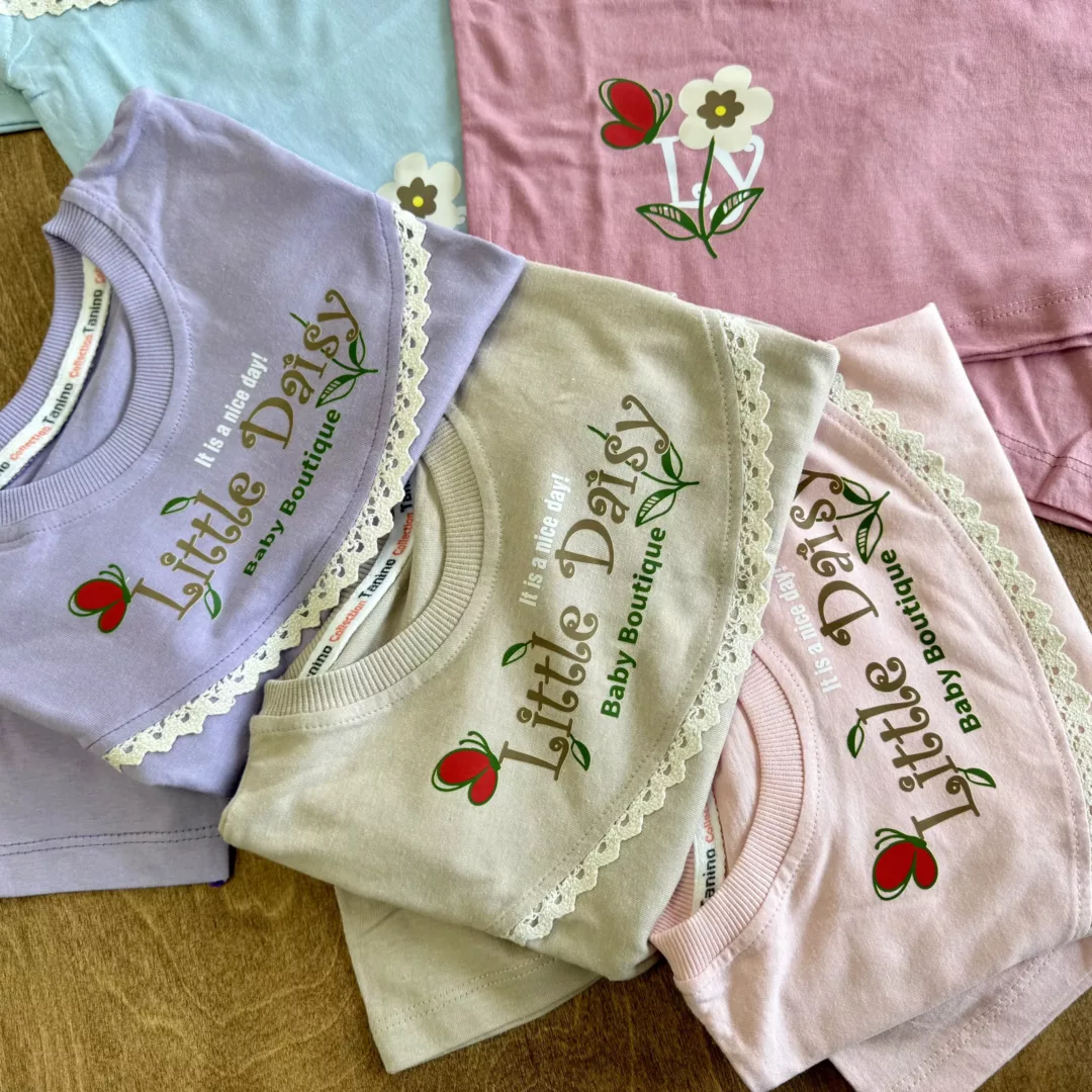تیشرت شلوارک Little Daisy سایز 45،50 کد 6136