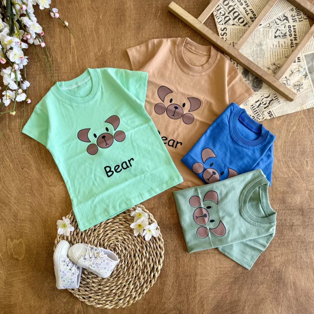 تیشرت تک خرس Bear سایز 35 تا 45 کد 6158