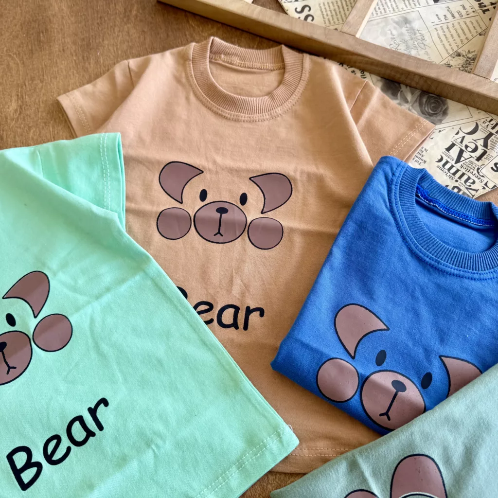 تیشرت تک خرس Bear سایز 35 تا 45 کد 6158