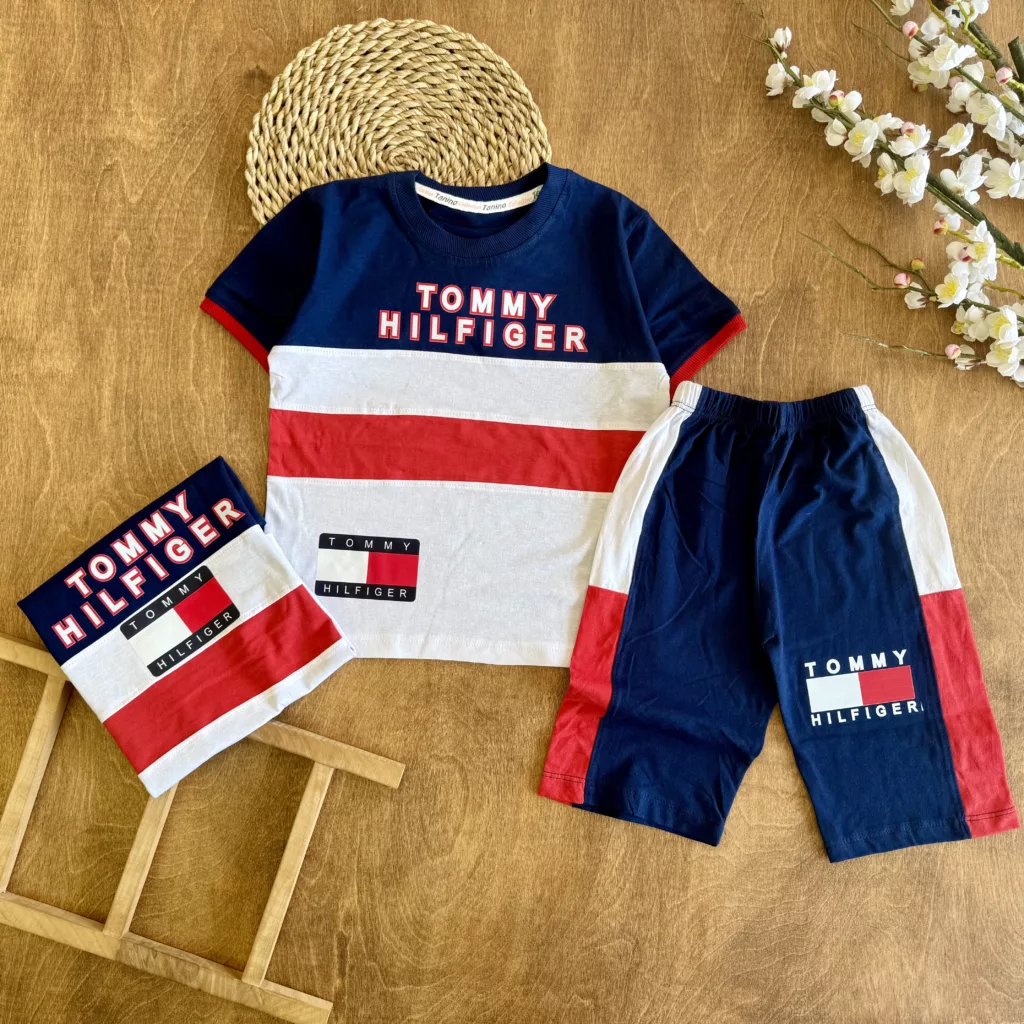تیشرت شلوارک Tommy سایز 45،50 کد 6226