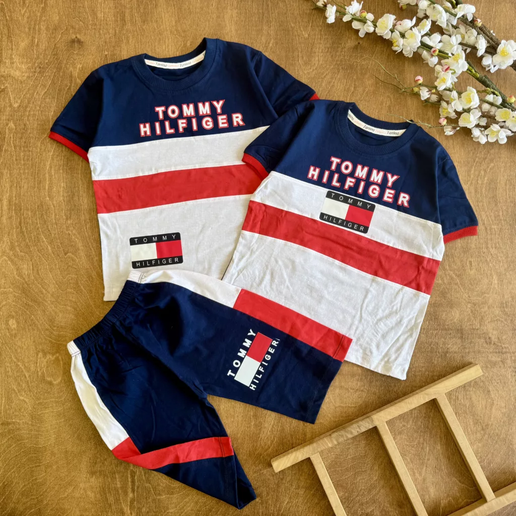 تیشرت شلوارک Tommy سایز 45،50 کد 6226