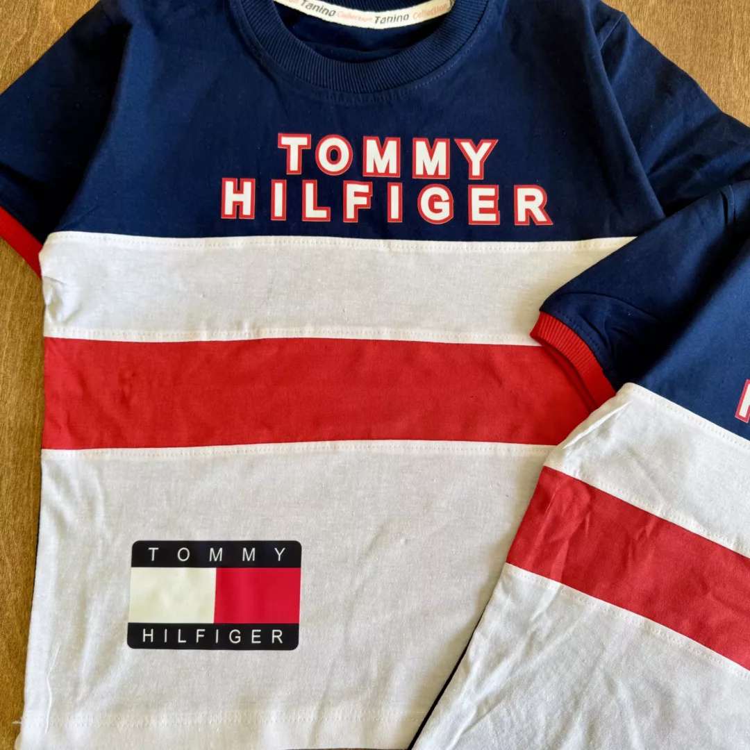 تیشرت شلوارک Tommy سایز 45،50 کد 6226