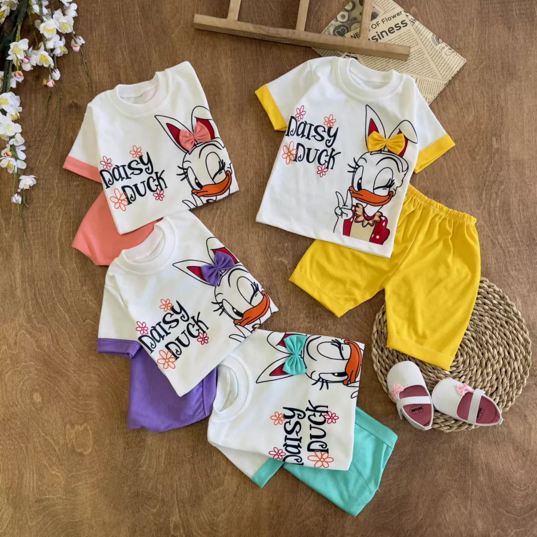 تیشرت شلوارک اردک پاپیونی Daisy Duck کد 6263