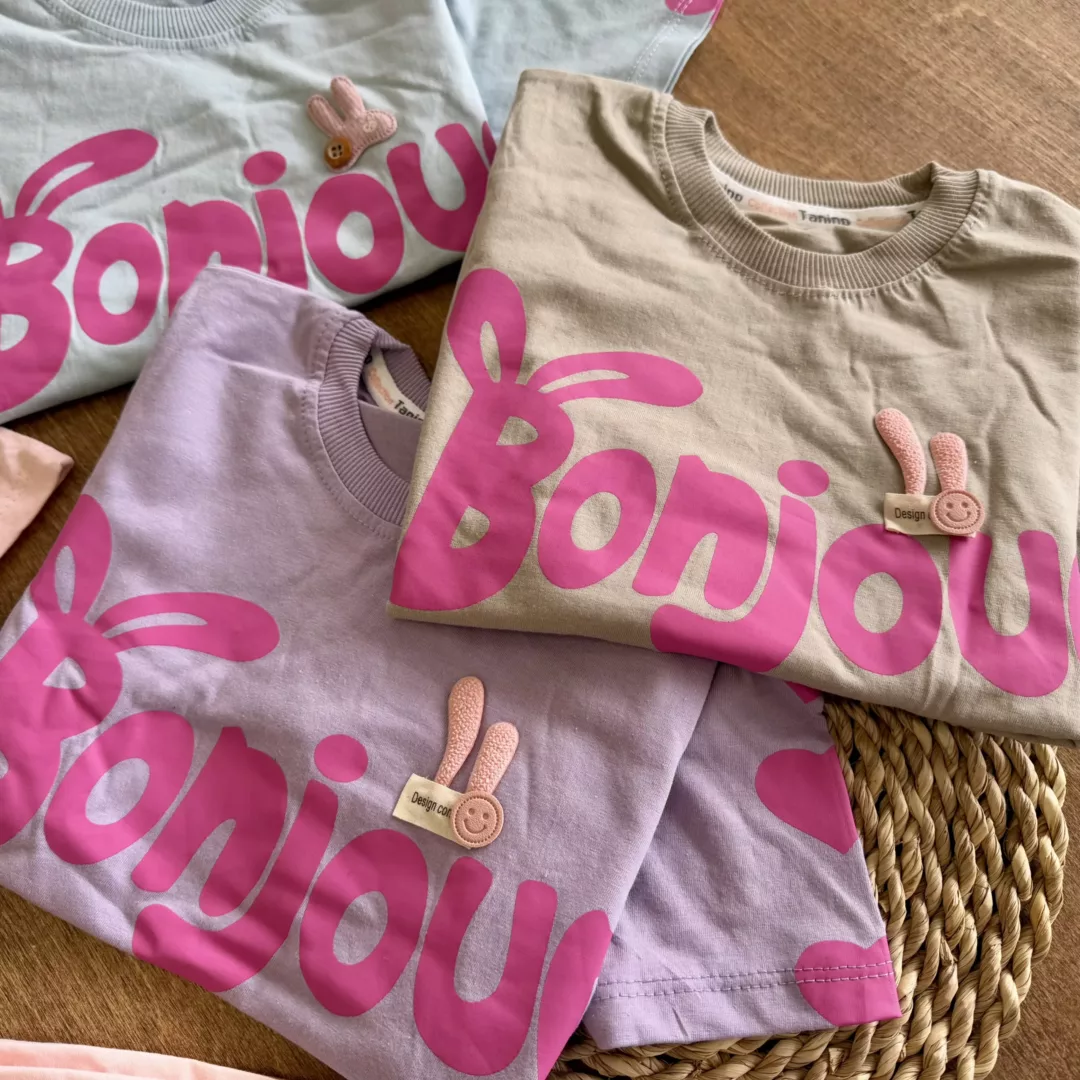 تیشرت شلوارک خرگوش Bonjour سایز 45،50 کد 6285