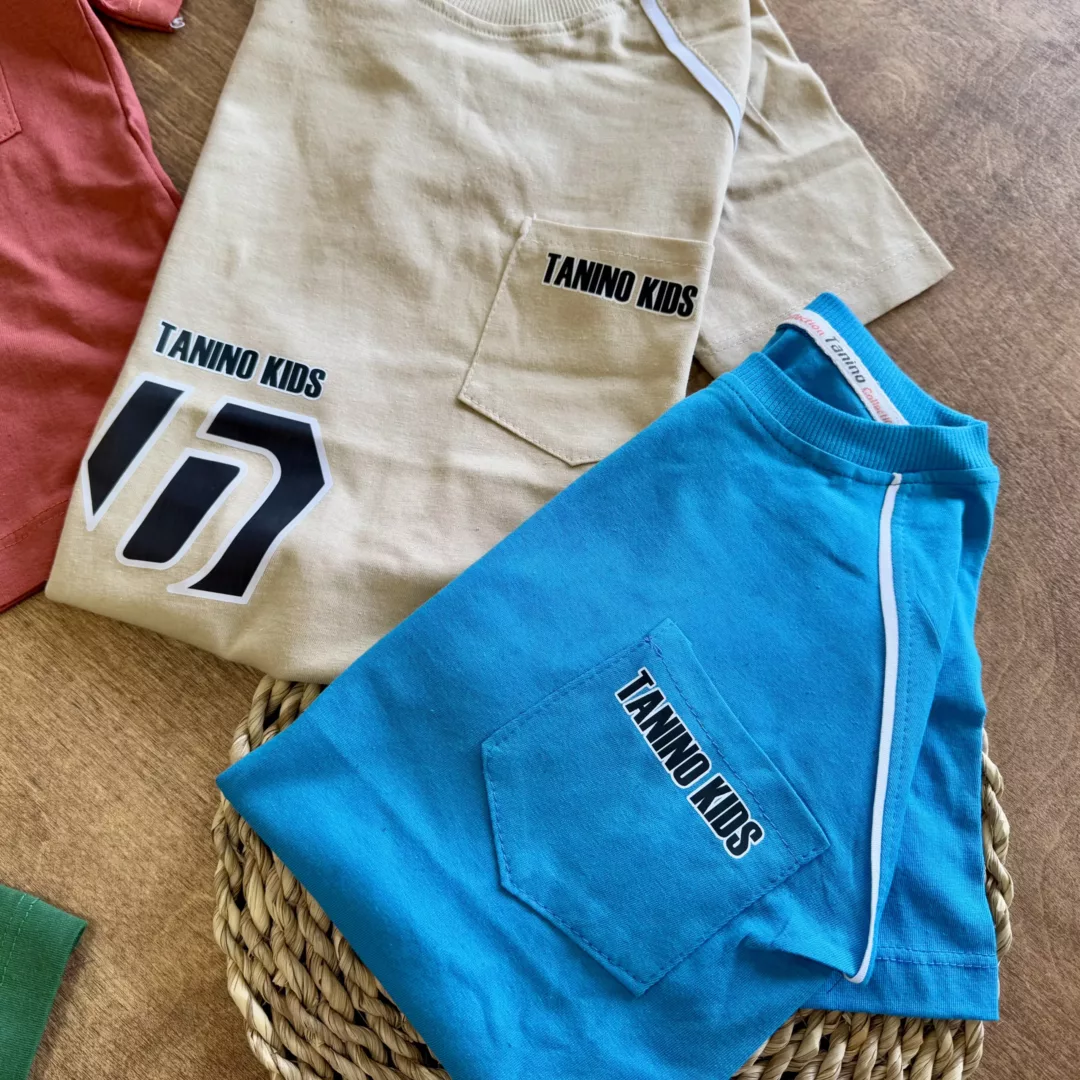 تیشرت شلوارک جیبدار Tanino Kids سایز 40،45 کد 6318