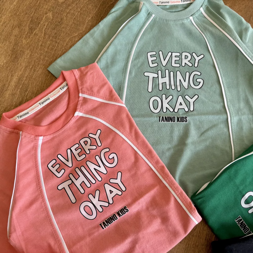 تیشرت شلوارک Every thing OK سایز 40،45 کد 6349
