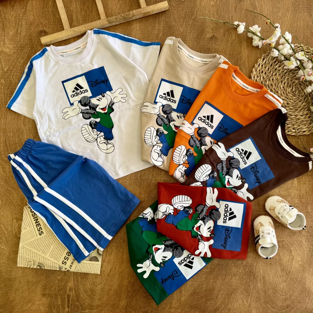 تیشرت شلوارک میکی موس آدیداس Disney سایز 50،55 کد 6370