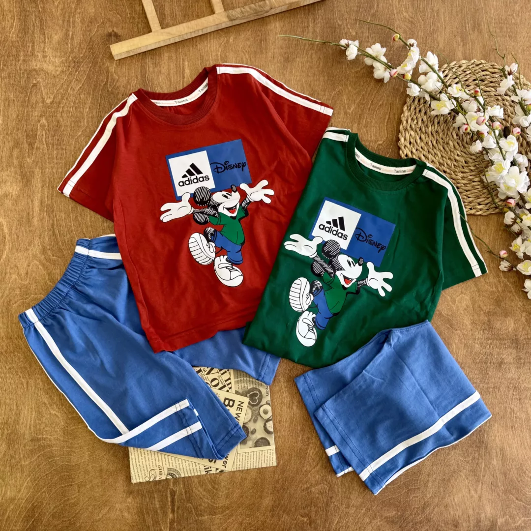 تیشرت شلوارک میکی موس آدیداس Disney سایز 50،55 کد 6370