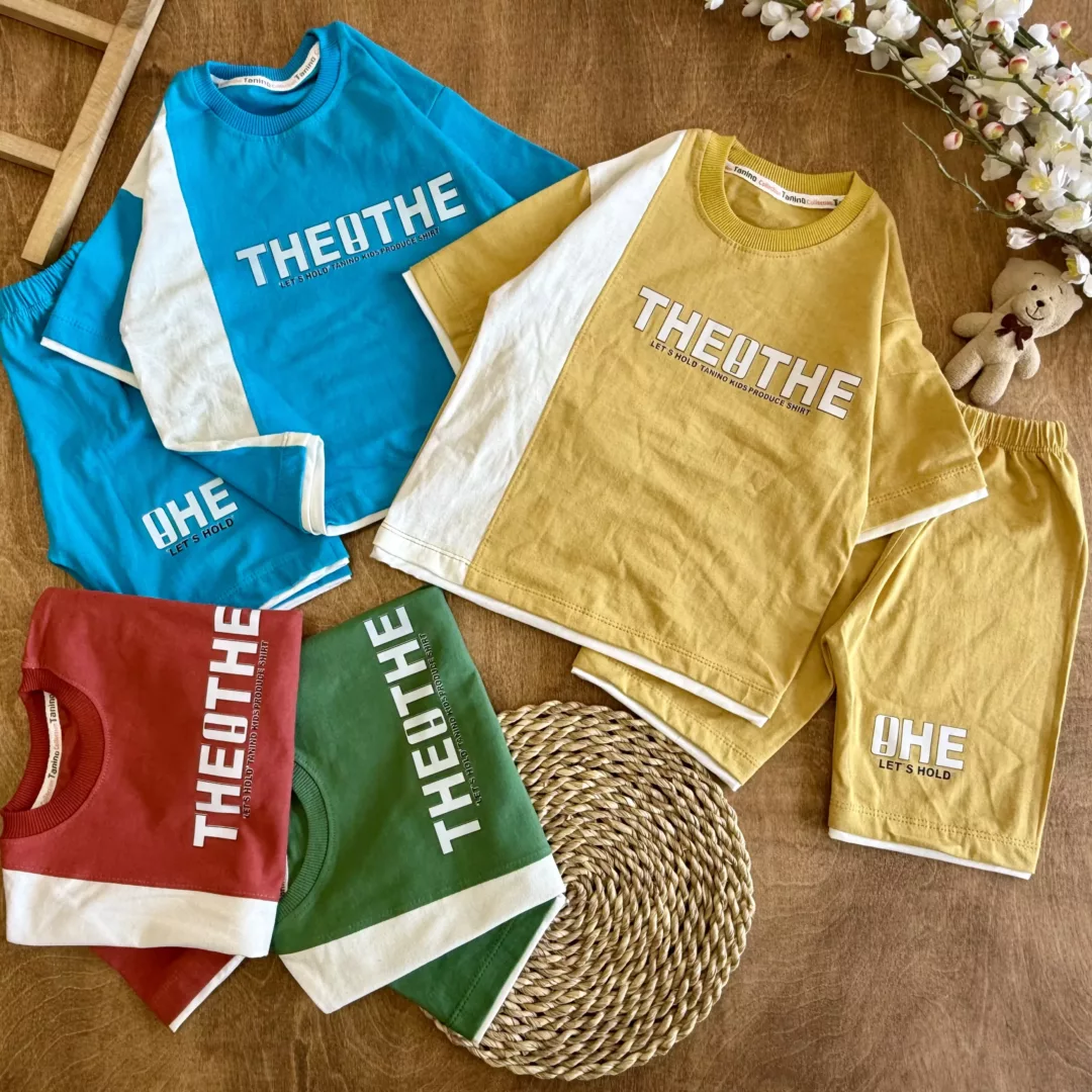 تیشرت شلوارک لاتین THEOTHE تنی نو سایز 40 تا 55 کد 6439