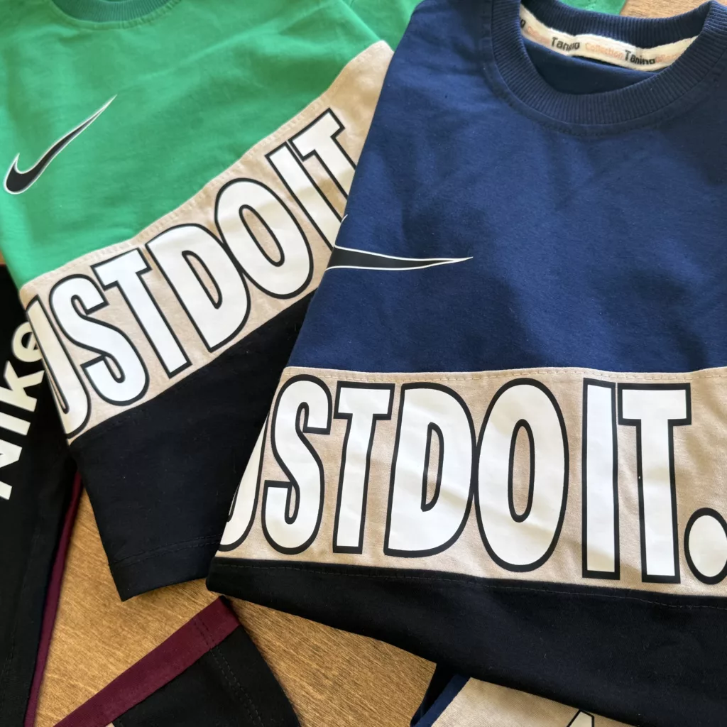 تیشرت شلوارک نایک JUST DO IT سایز 45 تا 60 کد 6438