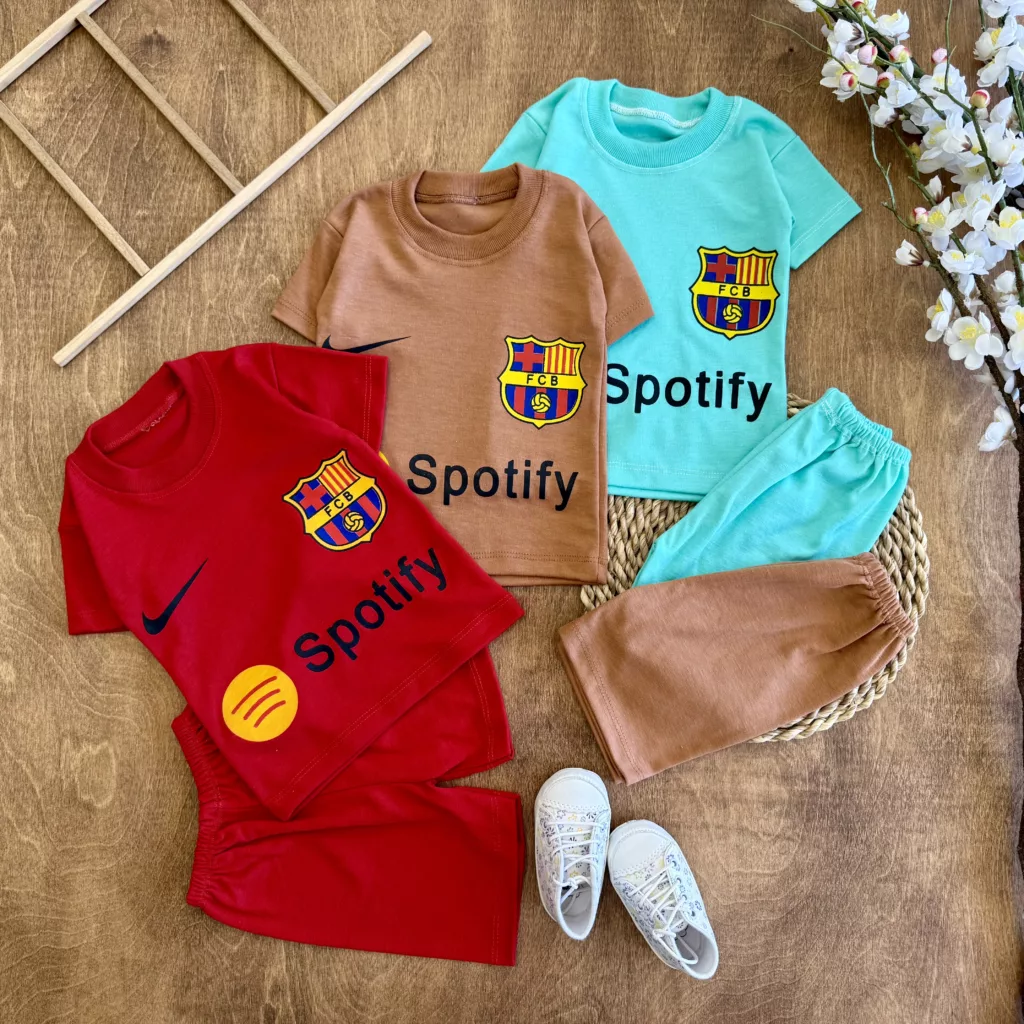 تیشرت شلوارک spotify سایز ۴ تا ۶ کد 6499