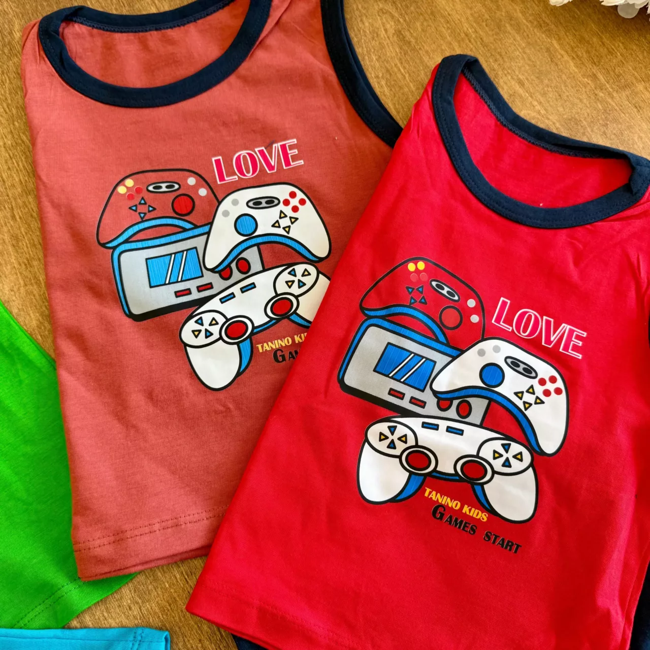 تاپ شلوارک طرح START GAMES سایز 30 تا 45 کد 6555