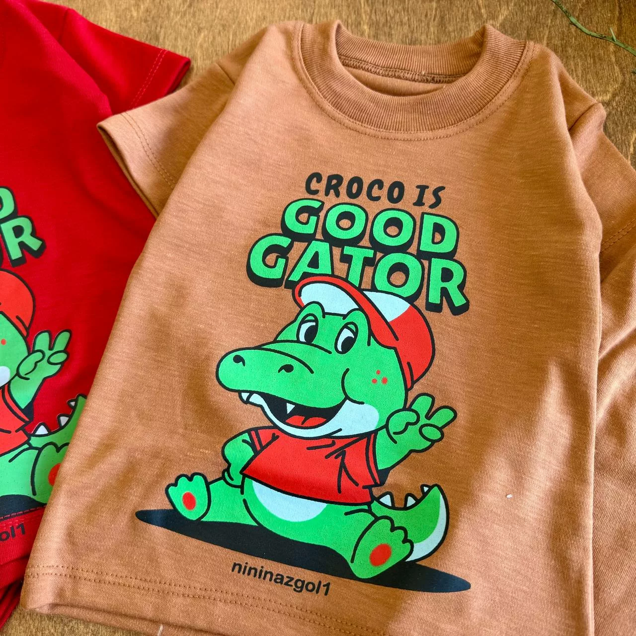 تیشرت شلوارک good gator (پررنگ) سایز 4 تا 6 کد 6525