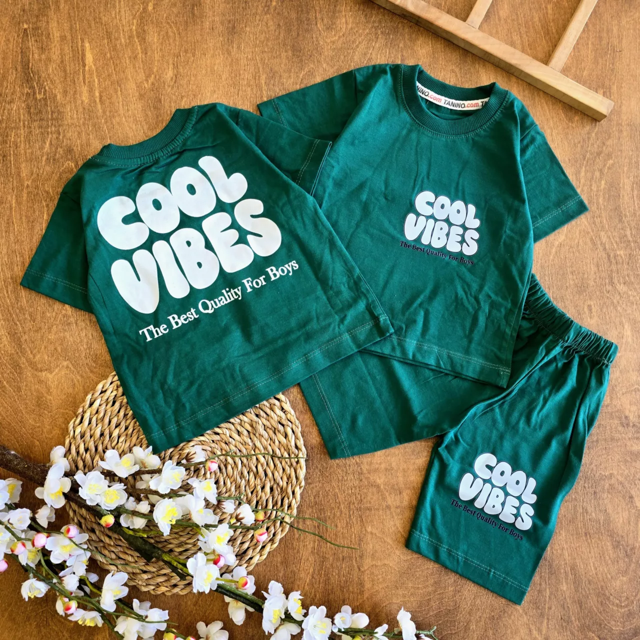 تیشرت شلوارک COOL VIBES سایز 35،40 کد 6593