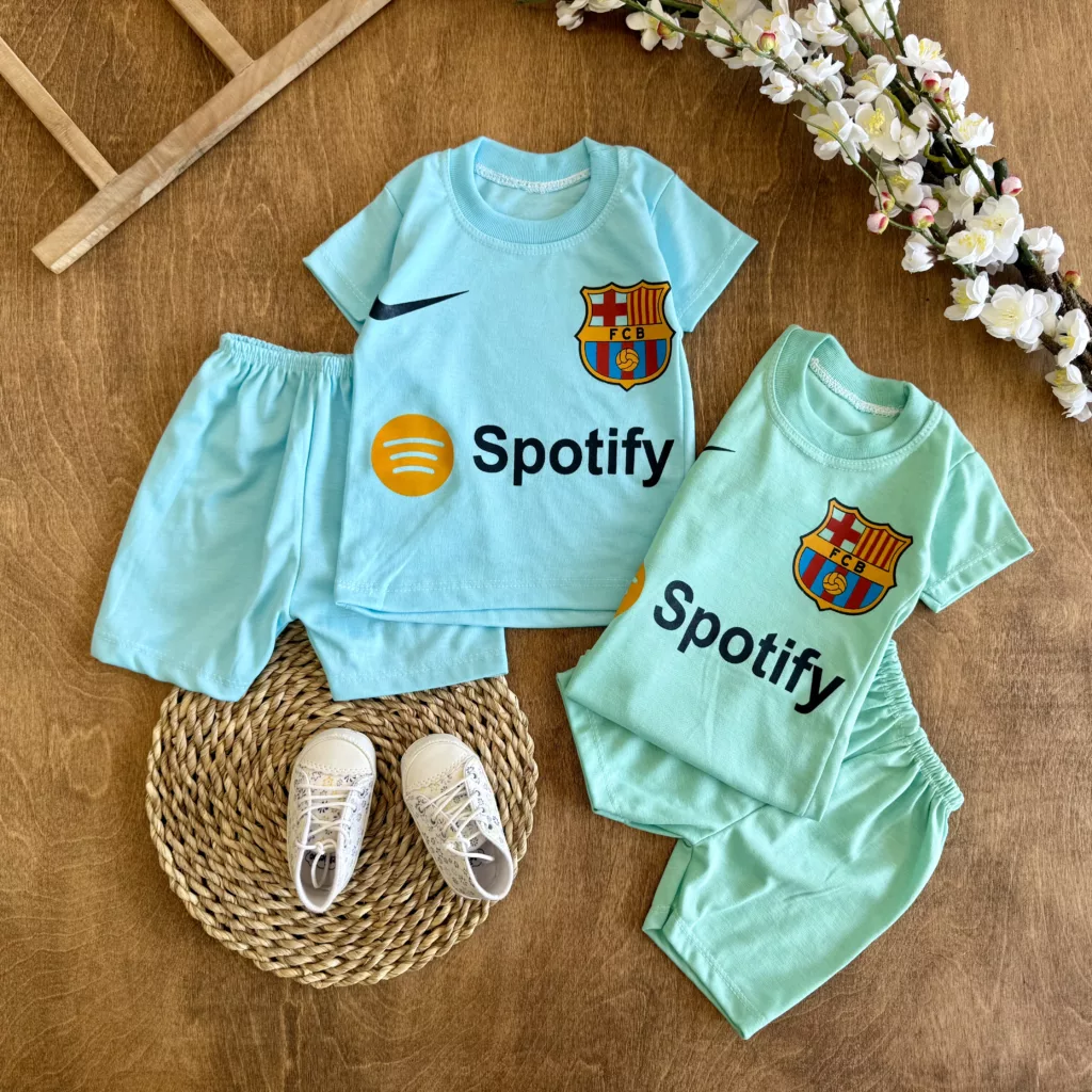 تیشرت شلوارک spotify (کمرنگ) سایز 4 تا 6 کد 6619