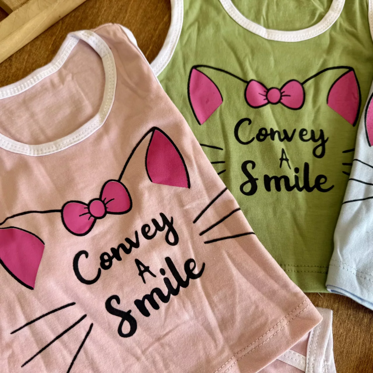 تاپ شلوارک پیشی A SMILE سایز 30 تا 45 کد 6635