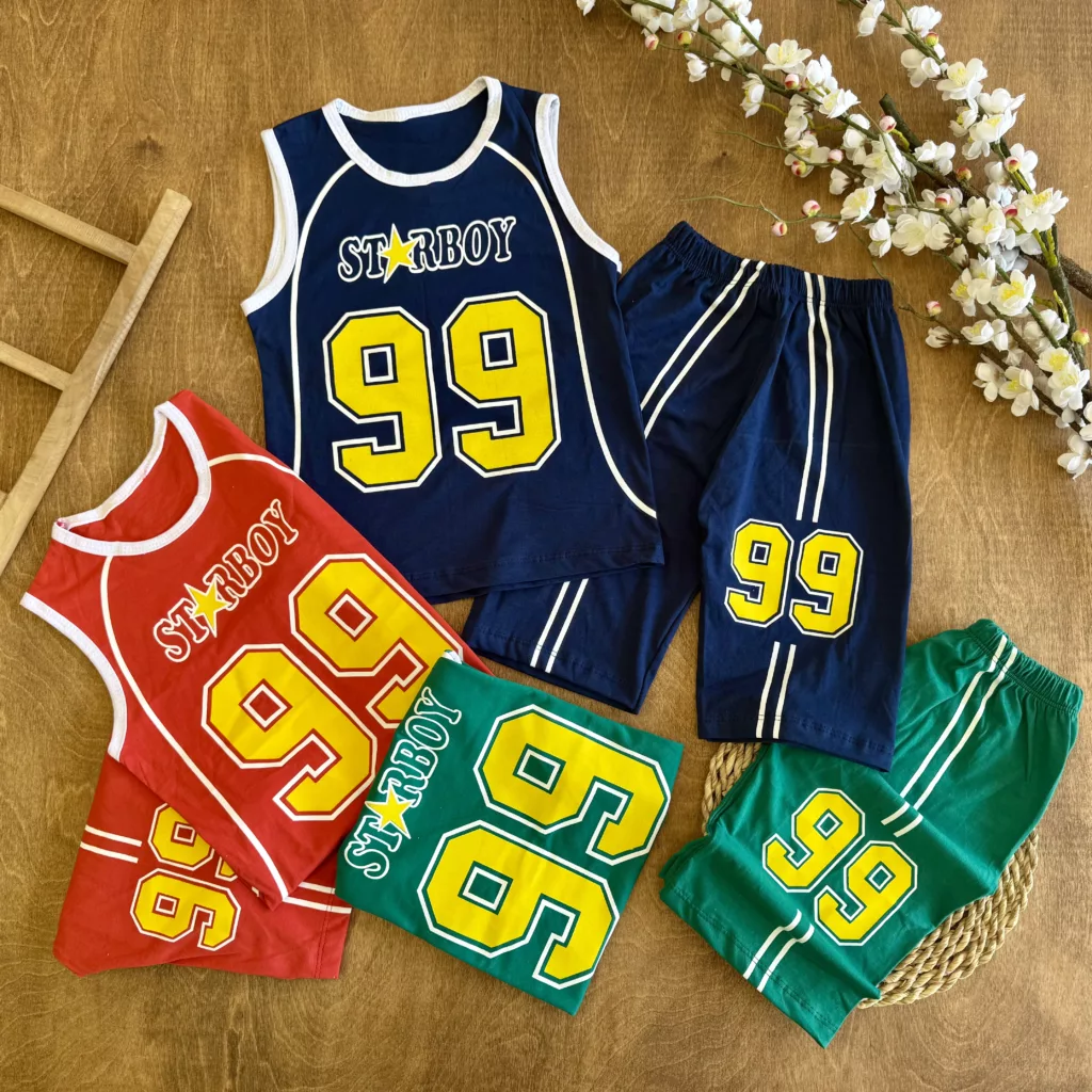 تاپ شلوارک بسکتبالی طرح 99 ساز 45،50 کد 6650