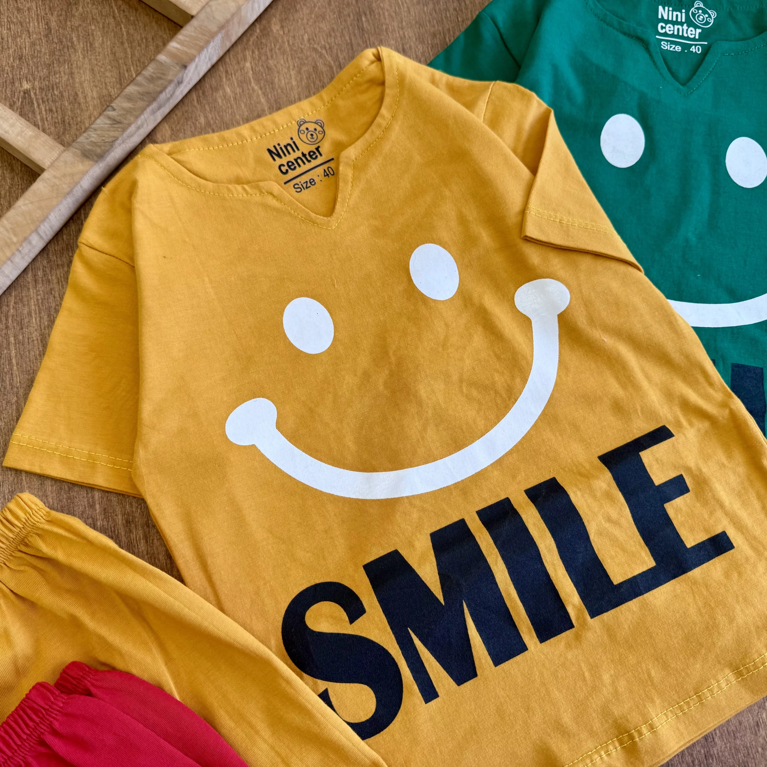 تیشرت شلوارک لبخند SMILE سایز 40،45 کد 6679