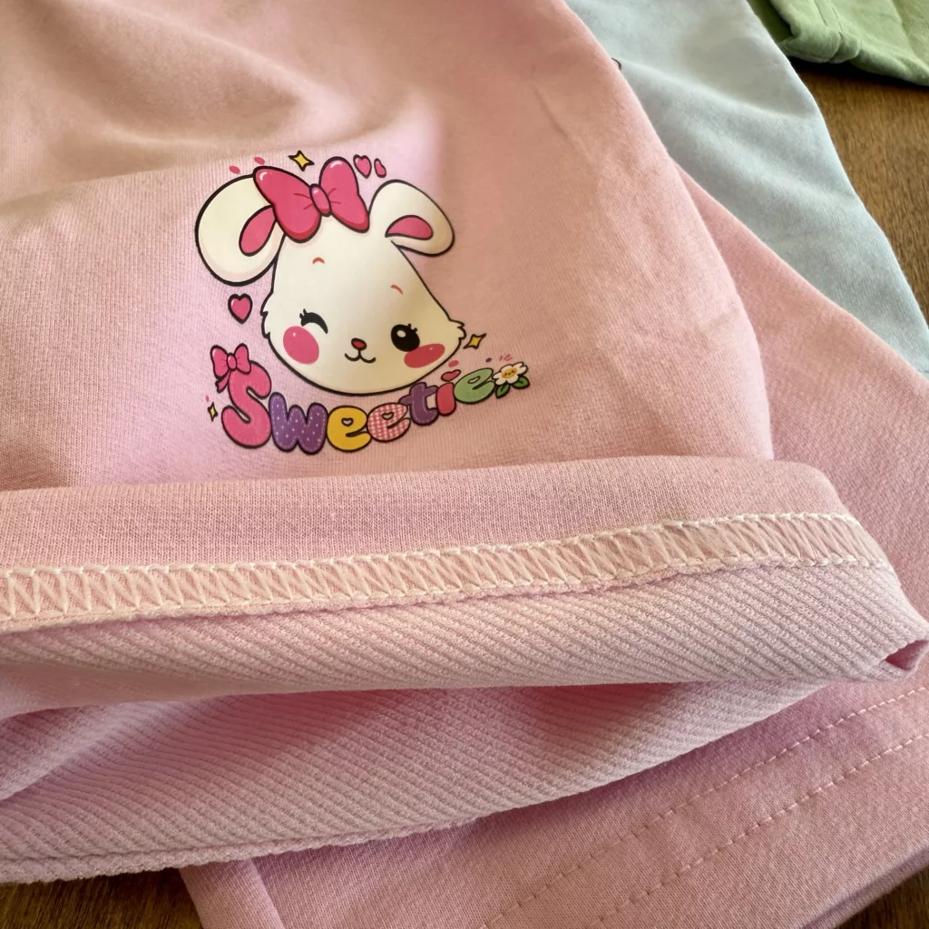 تاپ شلوارک چین دار خرگوش چشمک زن Sweetie کد 6696
