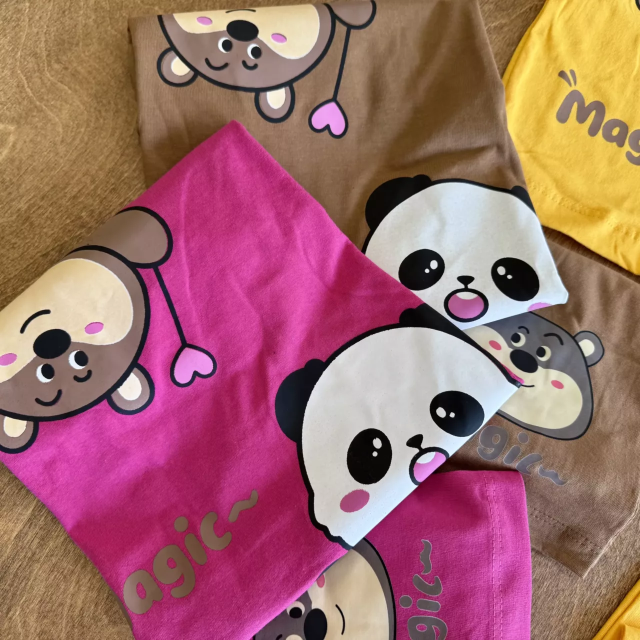 تیشرت شلوارک خرس و پاندا magic کد 6701