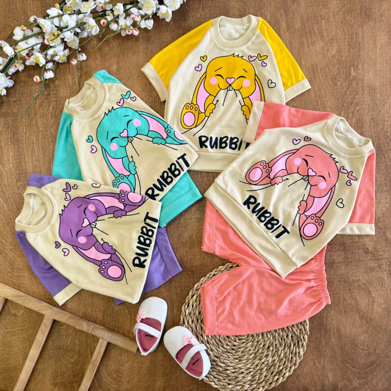 تیشرت شلوارک خرگوش لوس Rabbit کد 6574