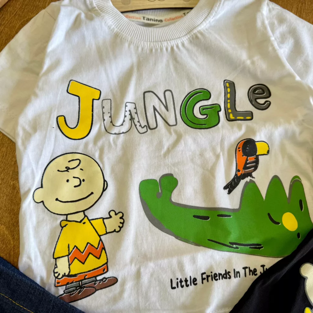 تیشرت شلوارک پسرک و تمساح jungle سایز 35 تا 45 کد 6571