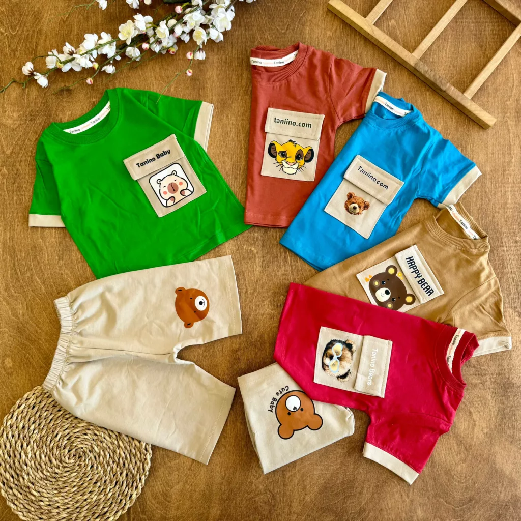 تیشرت شلوارک جیب دار TANINO BEARS کد 6565